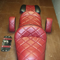 New Snowmobile Seat and Accessories